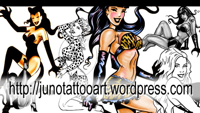 pin up girls tattoo designs By Juno Tattoo Designs Published February 14